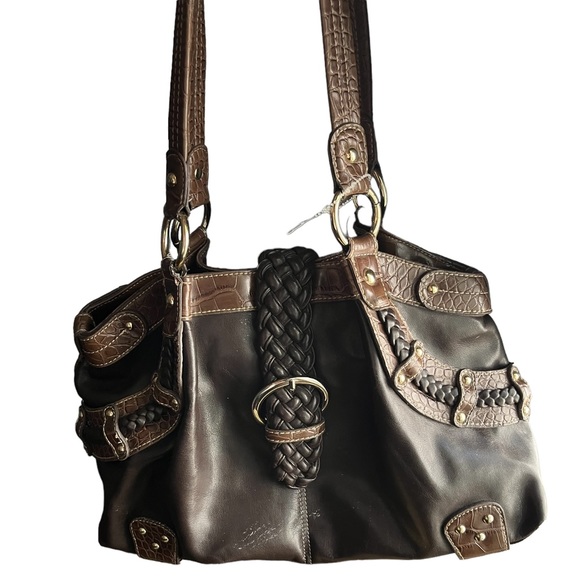 Pritzi Boho style bag. Great quality faux leather shoulder bag in EUC. - Picture 2 of 8